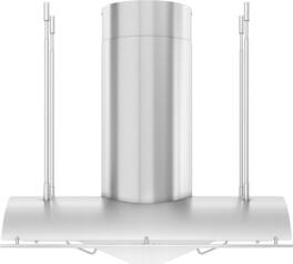 Zephyr - 36 inches - Externally Vented - Shell Range Hood - Stainless Steel