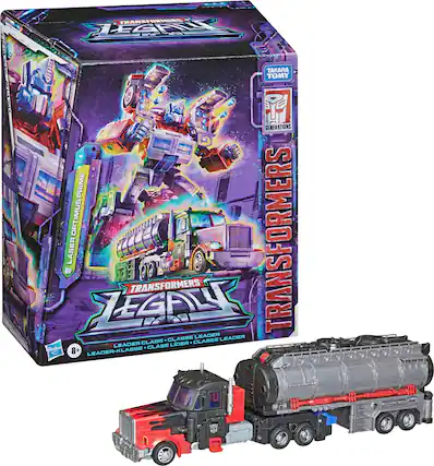 Front. Transformers - Generations Legacy Series Leader G2 Universe Laser Optimus Prime.