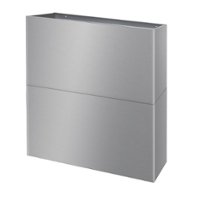 Thor Kitchen - 48in Duct Cover For Range Hood - Silver - Front_Zoom