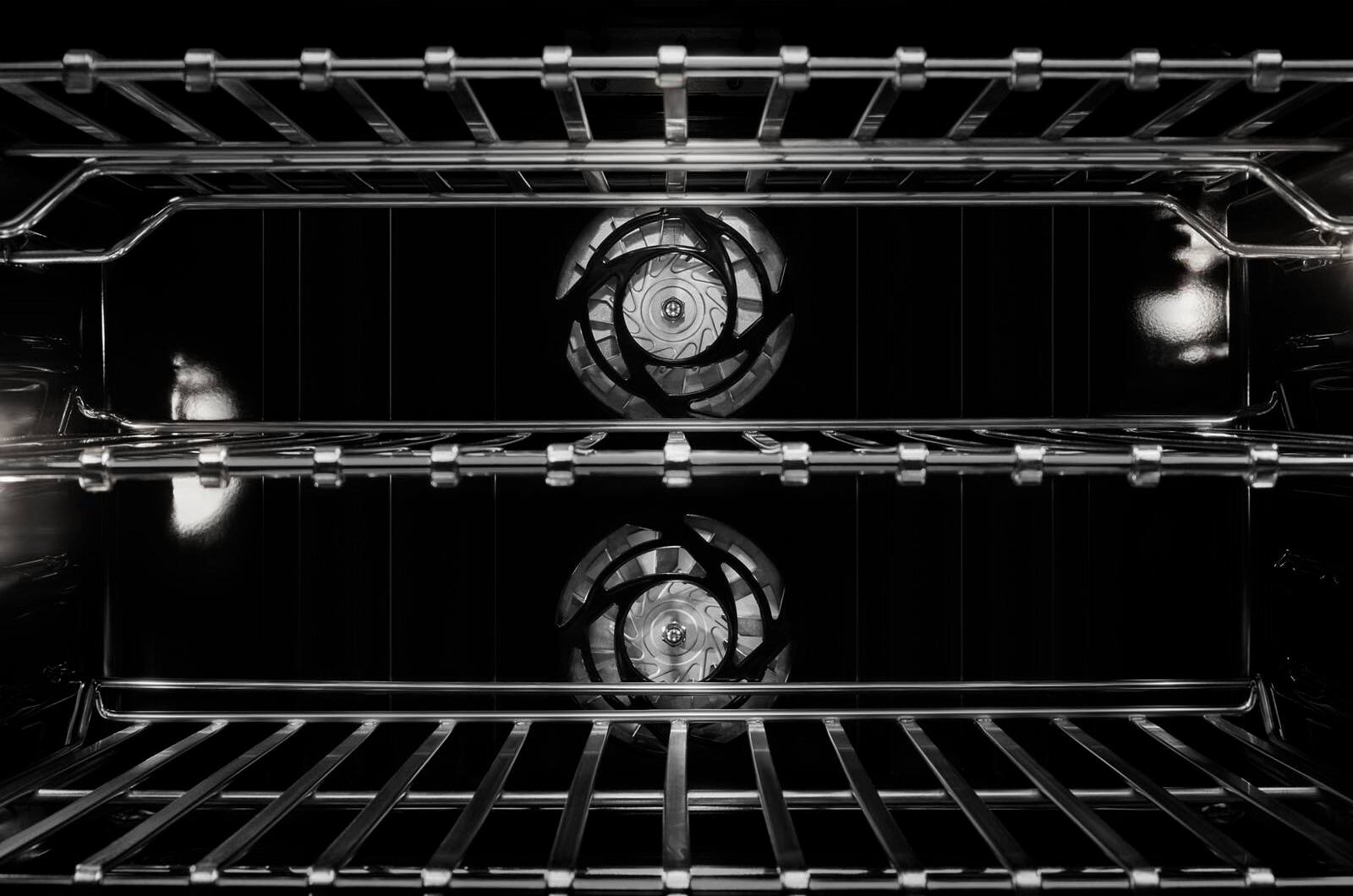 Alt View 11. JennAir - 30" Built-In Single Electric Wall Oven - Floating Glass Black.