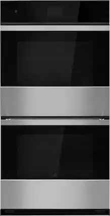 Front. JennAir - 27" Built-In Double Wall Oven - Stainless Steel.