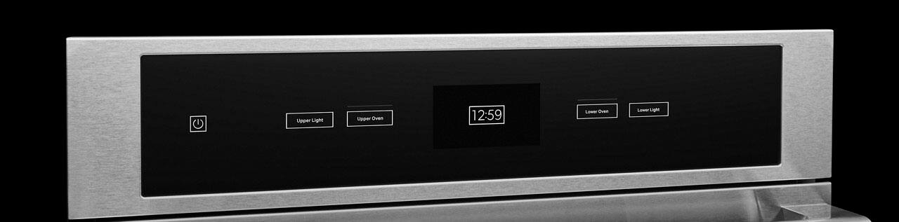 Alt View 13. JennAir - 30" Built-In Double Wall Oven - Stainless Steel.