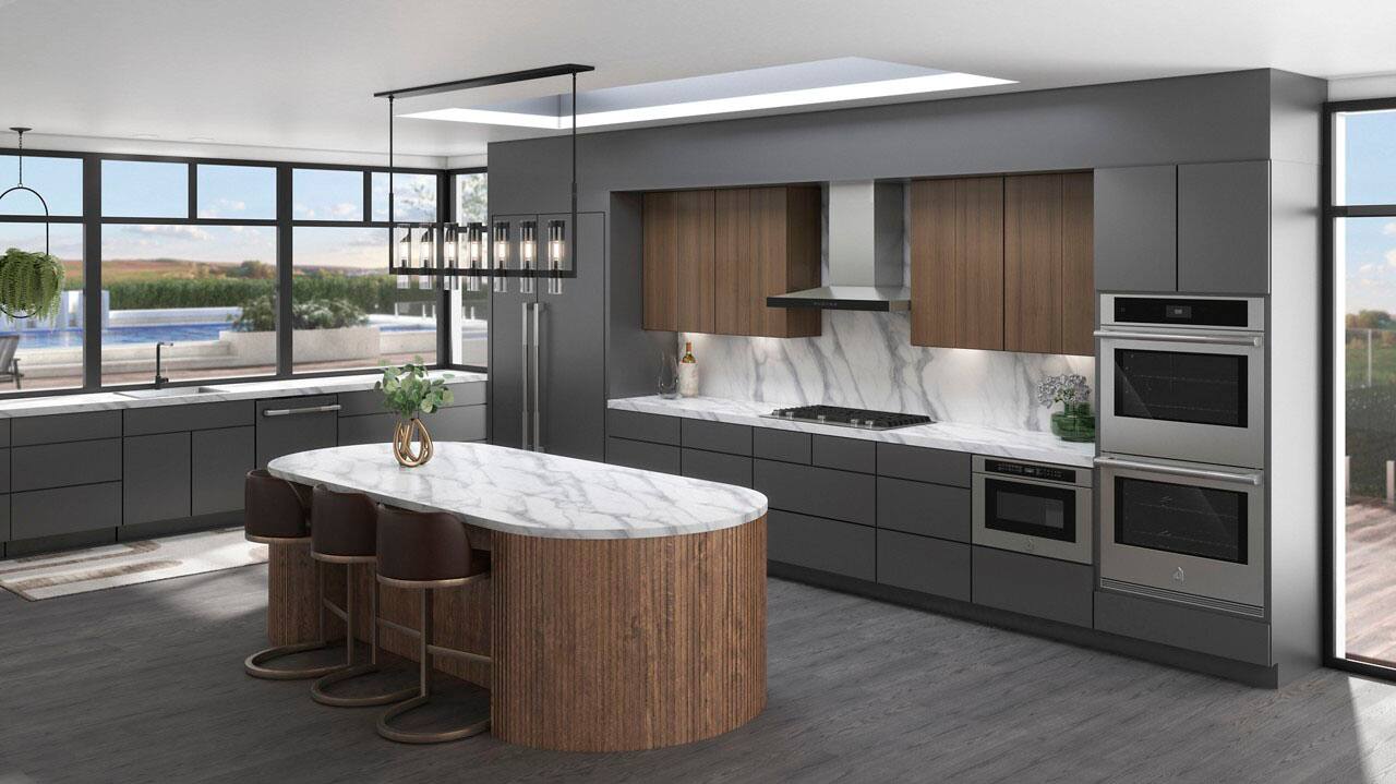 Alt View 15. JennAir - 30" Built-In Double Wall Oven - Stainless Steel.