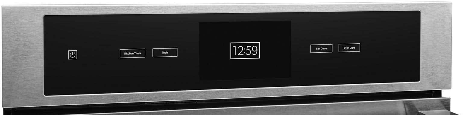 Alt View 16. JennAir - 30" Built-In Single Electric Wall Oven - Stainless Steel.