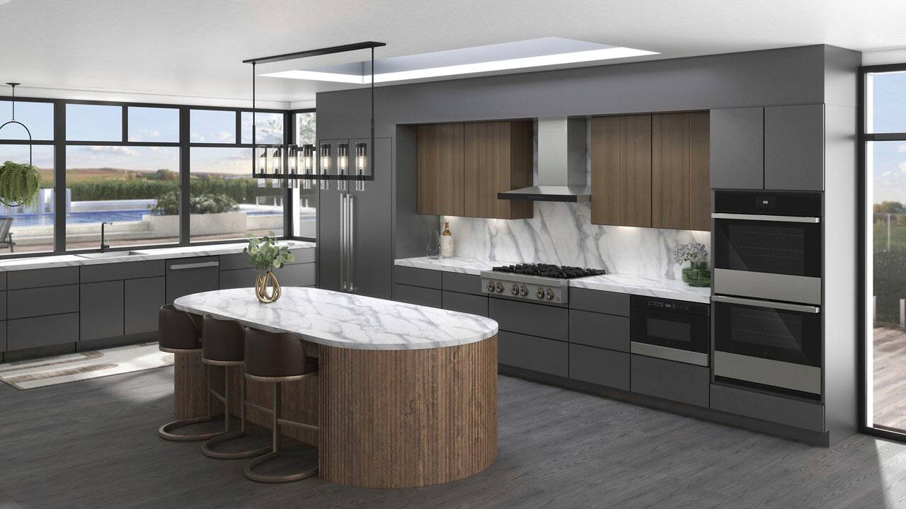 Alt View 14. JennAir - 30" Built-In Double Wall Oven - Stainless Steel.