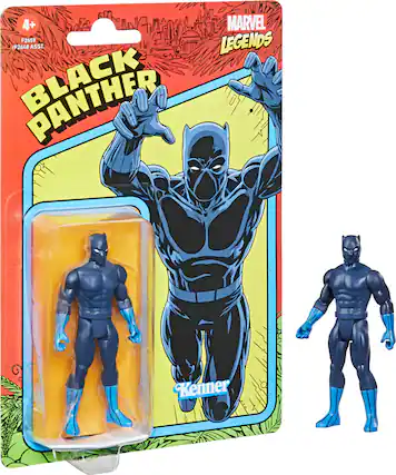 Front. Marvel - Legends Retro 375 Collection Black Panther.
