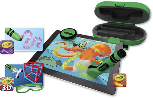 Griffin Technology - Crayola DigiTools Digital Effects Deluxe Kit for Apple® iPad® - Green