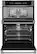 Alt View 2. JennAir - 30" Built-In Double Electric Convection Wall Oven with Built-in Microwave - Stainless Steel.