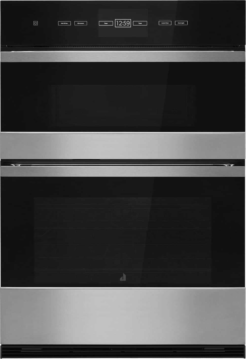 JennAir - 30" Built-In Electric Double Wall Oven - Black Stainless Steel - Front_Zoom