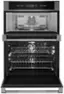 Alt View 2. JennAir - 30" Built-In Electric Double Wall Oven - Black Stainless Steel.
