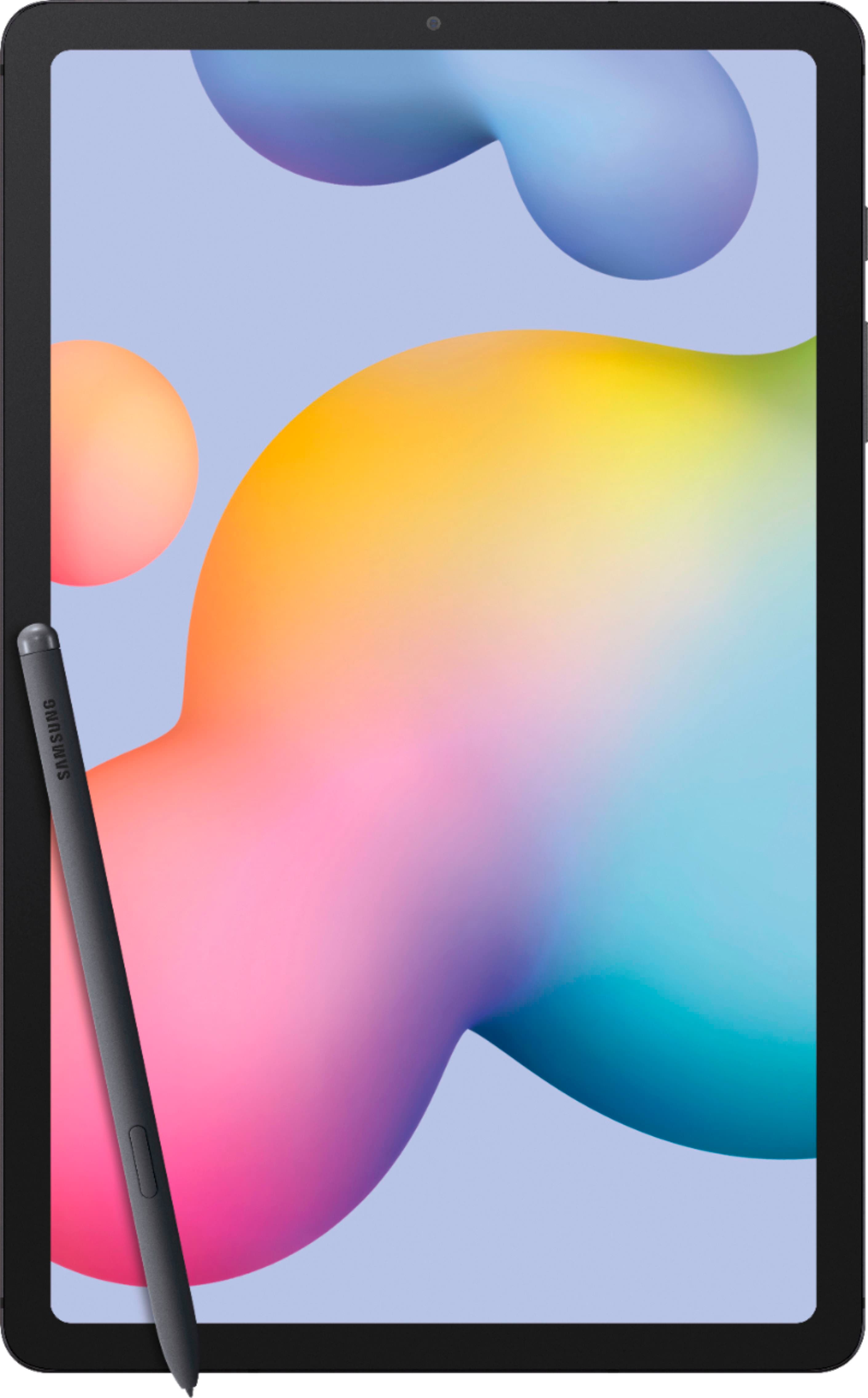 Alt View 12. Samsung - Geek Squad Certified Refurbished Galaxy Tab S6 Lite - 10.4" - 64GB - Oxford Gray.