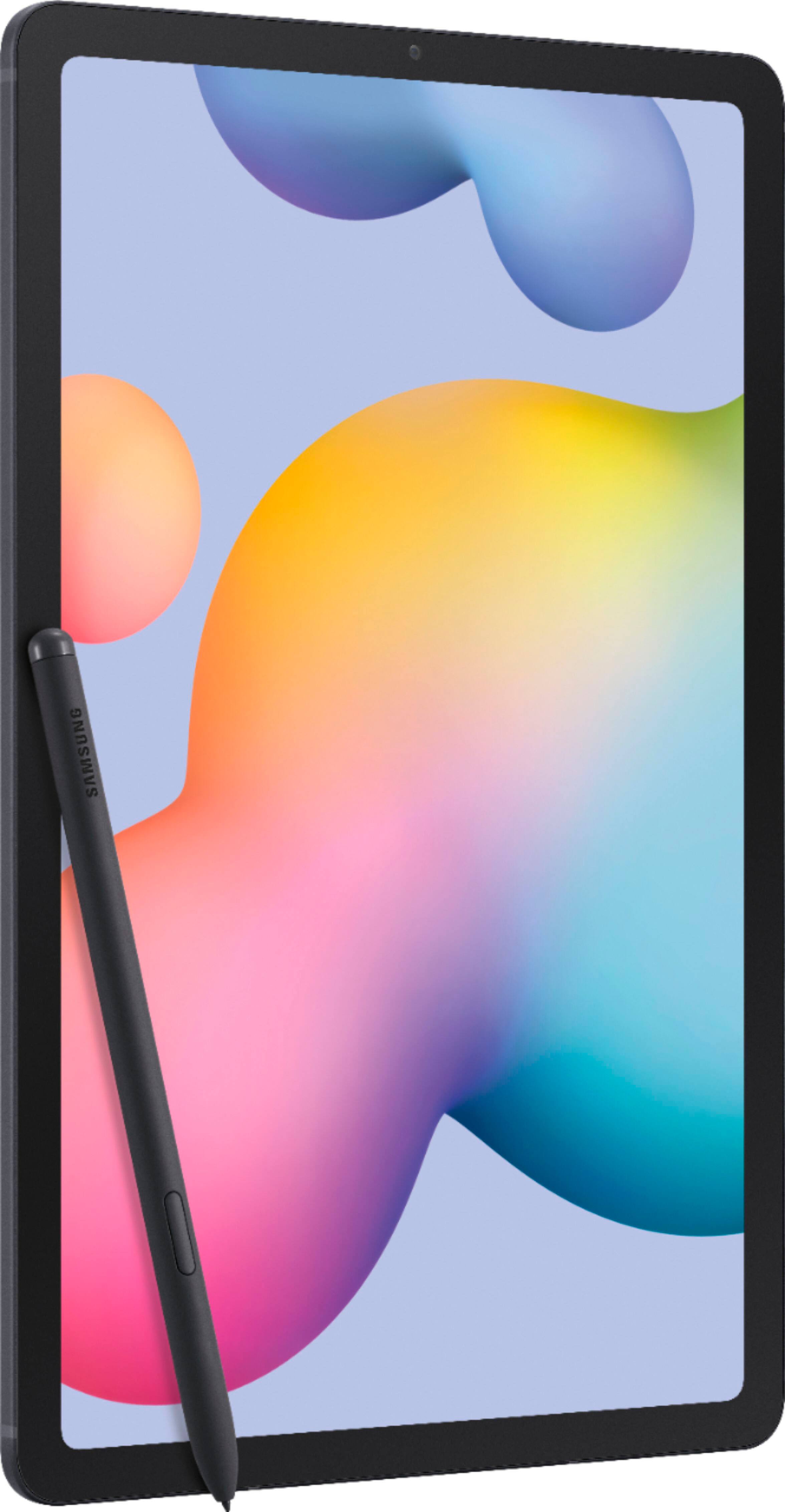 Alt View 20. Samsung - Geek Squad Certified Refurbished Galaxy Tab S6 Lite - 10.4" - 64GB - Oxford Gray.