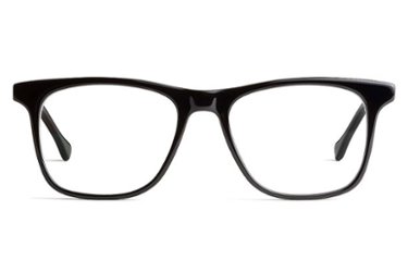 Felix Gray - Jemison +1.0 Strength Blue Light Reader Glasses (with case & cloth) - Black - Front_Zoom