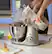 Alt View 18. GE - Stand Mixer - Granite Gray.