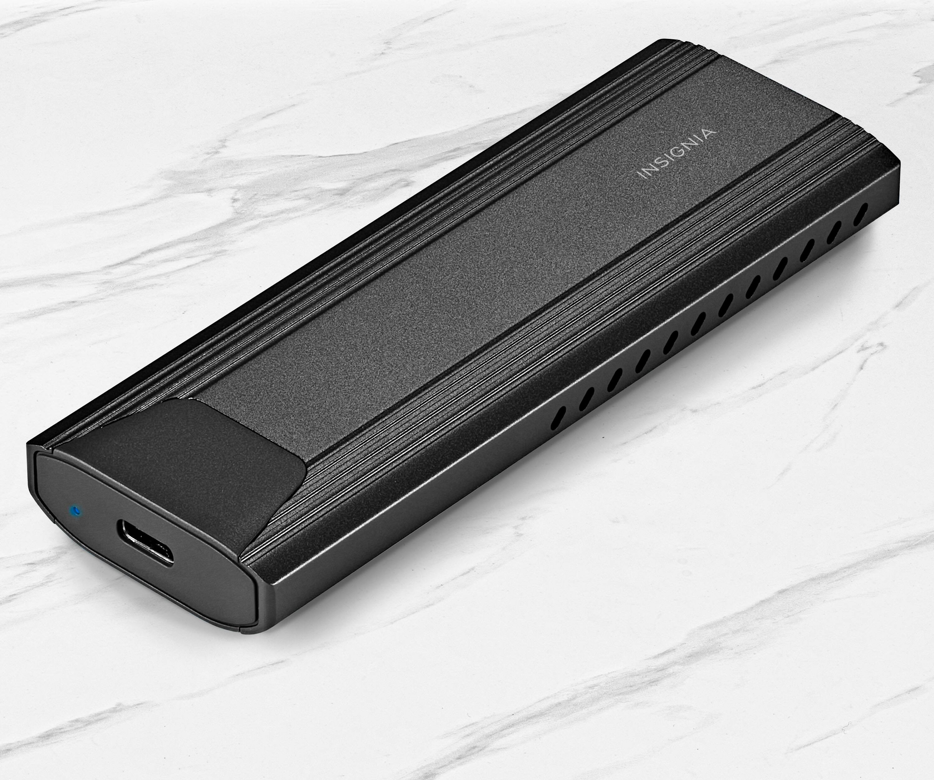 Alt View 15. Insignia™ - M.2 NVMe to USB-C SSD Enclosure.