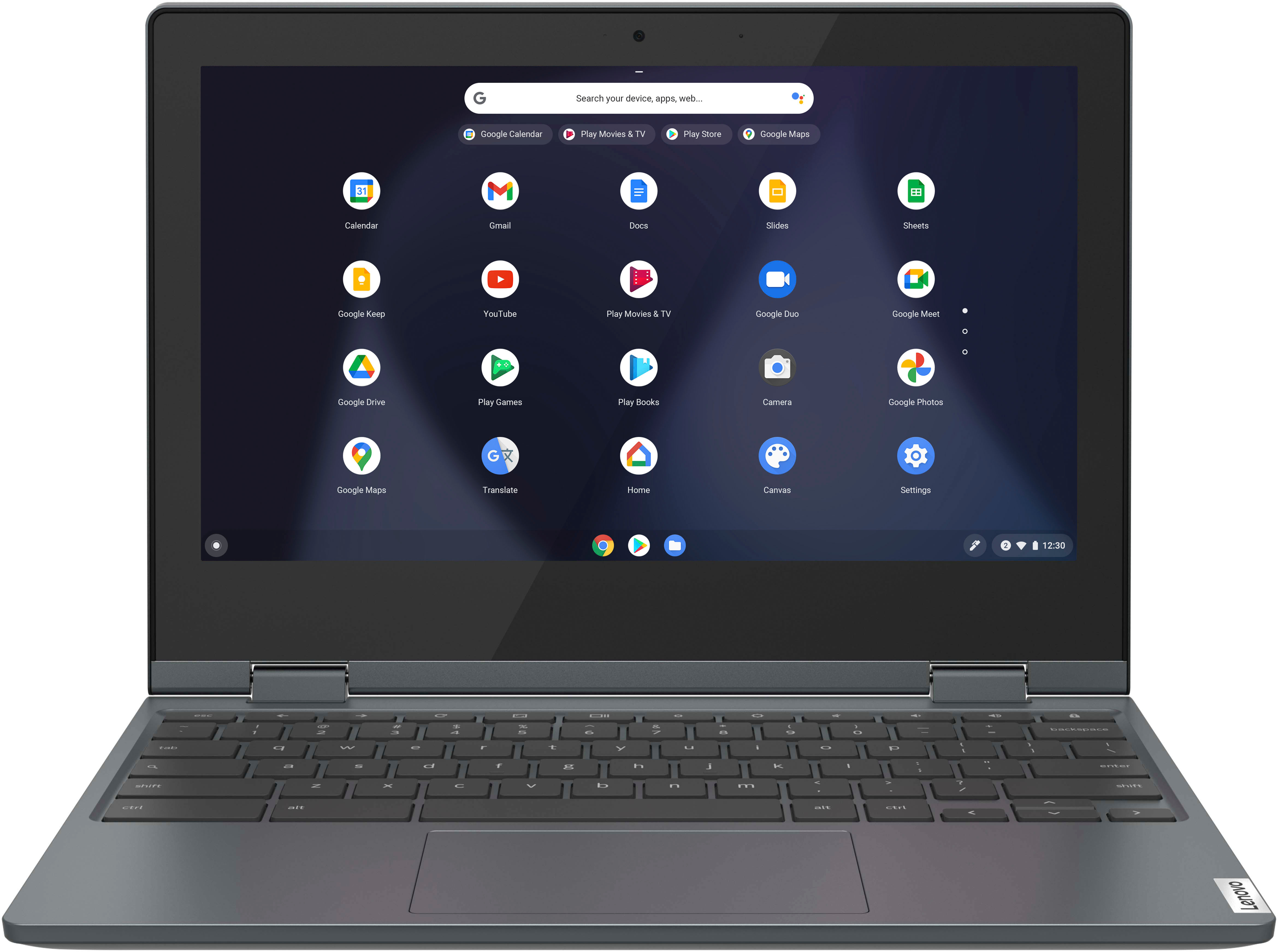 Lenovo Flex 3 Chromebook 11.6" HD Touch-screen Laptop Celeron N4020 4GB  64GB eMMC Abyss Blue 82BB000AUS - Best Buy