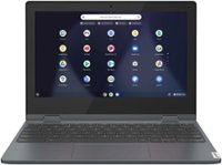 Front Zoom. Lenovo - Flex 3 Chromebook 11.6" HD Touch-screen Laptop - Celeron N4020 - 4GB - 64GB eMMC - Abyss Blue.