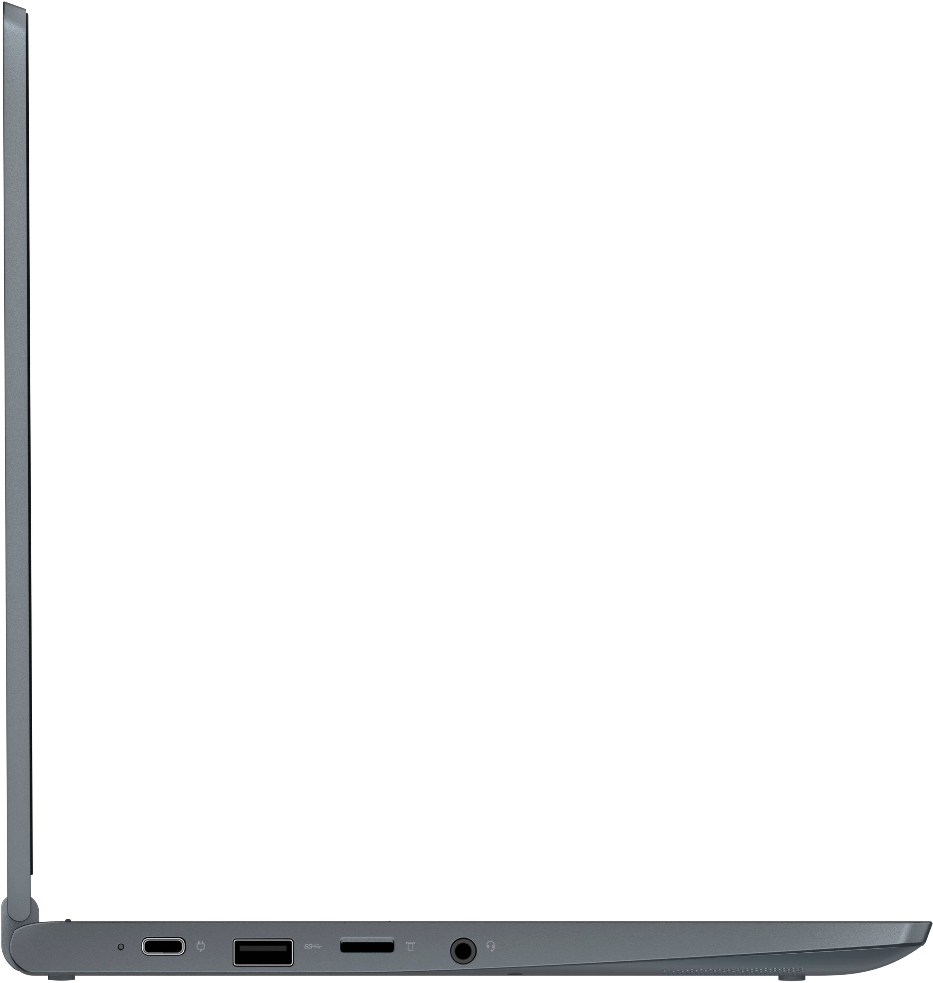 Alt View 15. Lenovo - Flex 3 Chromebook 11.6" HD Touch-screen Laptop - Celeron N4020 - 4GB - 64GB eMMC - Abyss Blue.