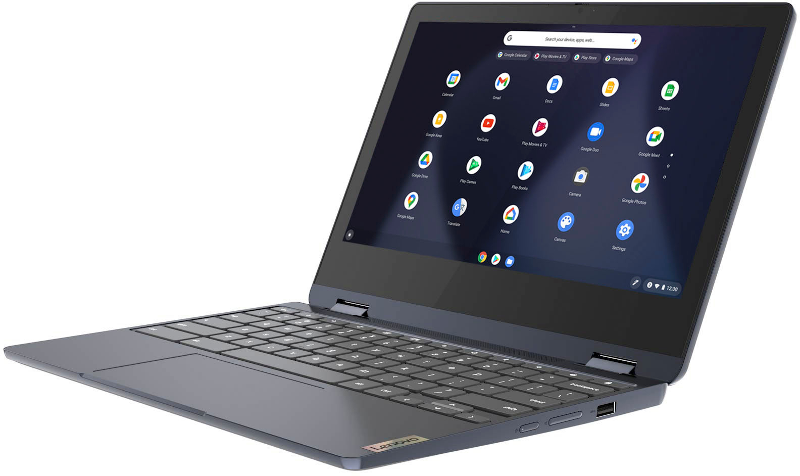 Objeción piso punto final Lenovo Flex 3 Chromebook 11.6" HD Touch-screen Laptop Mediatek MT8183 4GB  64GB eMMC Abyss Blue 82KM0003US - Best Buy