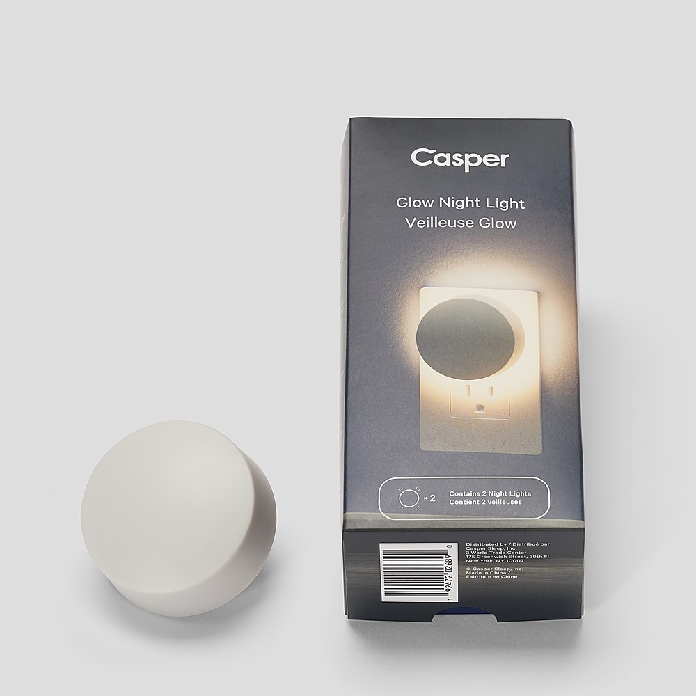 Angle View: Casper - Glow Night Light 1 pack - White