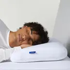 Front. Casper - Foam Pillow - White.