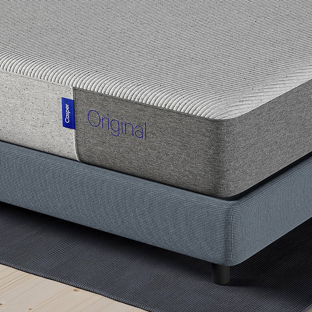 Angle. Casper - Original Foam Mattress, Twin XL - Gray.