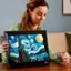 Angle. LEGO - Ideas Vincent van Gogh  The Starry Night 21333 Toy Building Kit (2,316 Pieces).