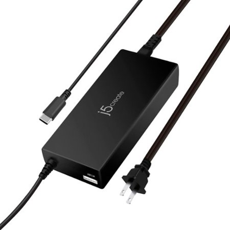 j5create - 100W Super Charger - Works with Chromebook Certified - Black_0