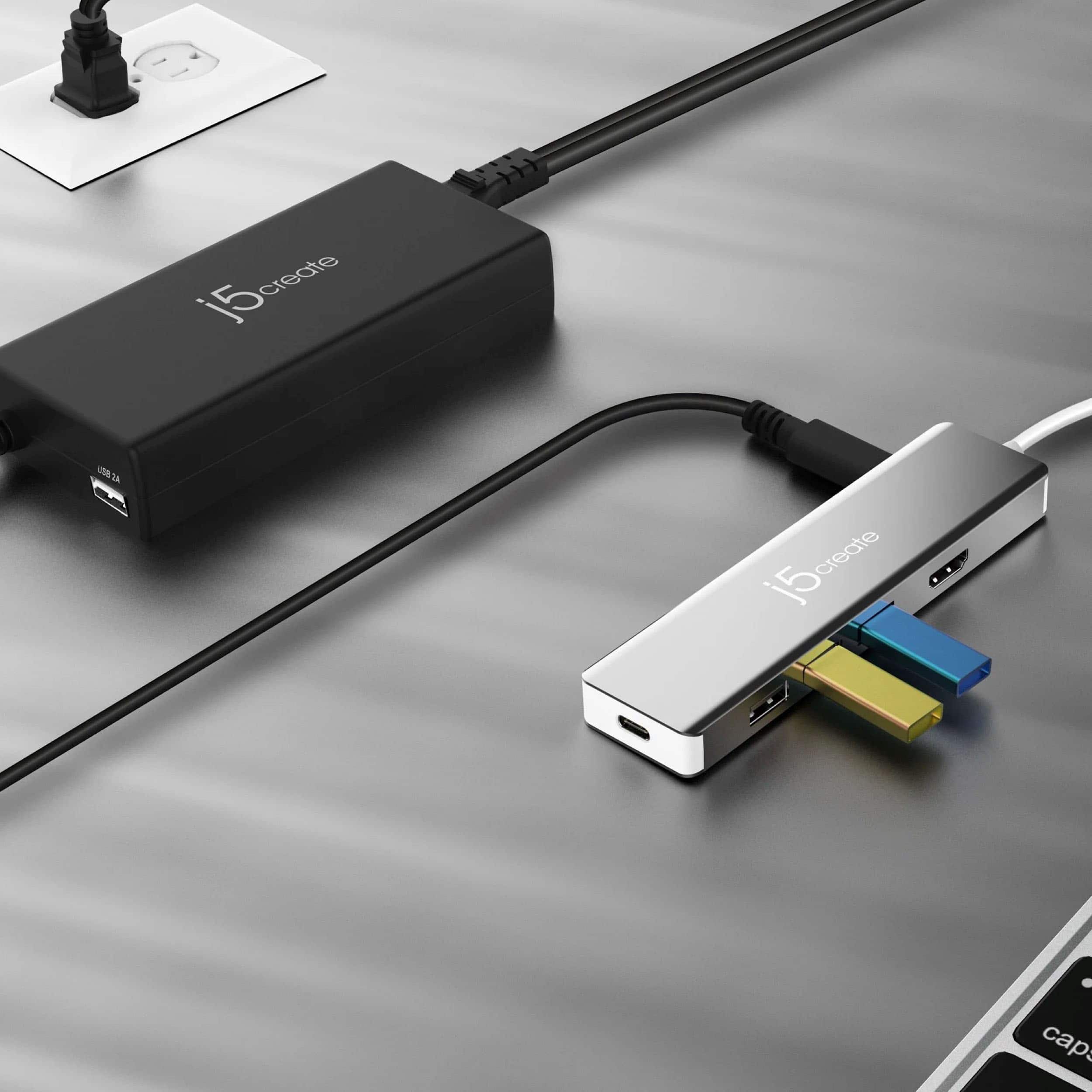 Alt View 17. j5create - 100W Super Charger - Works with Chromebook Certified - Black.