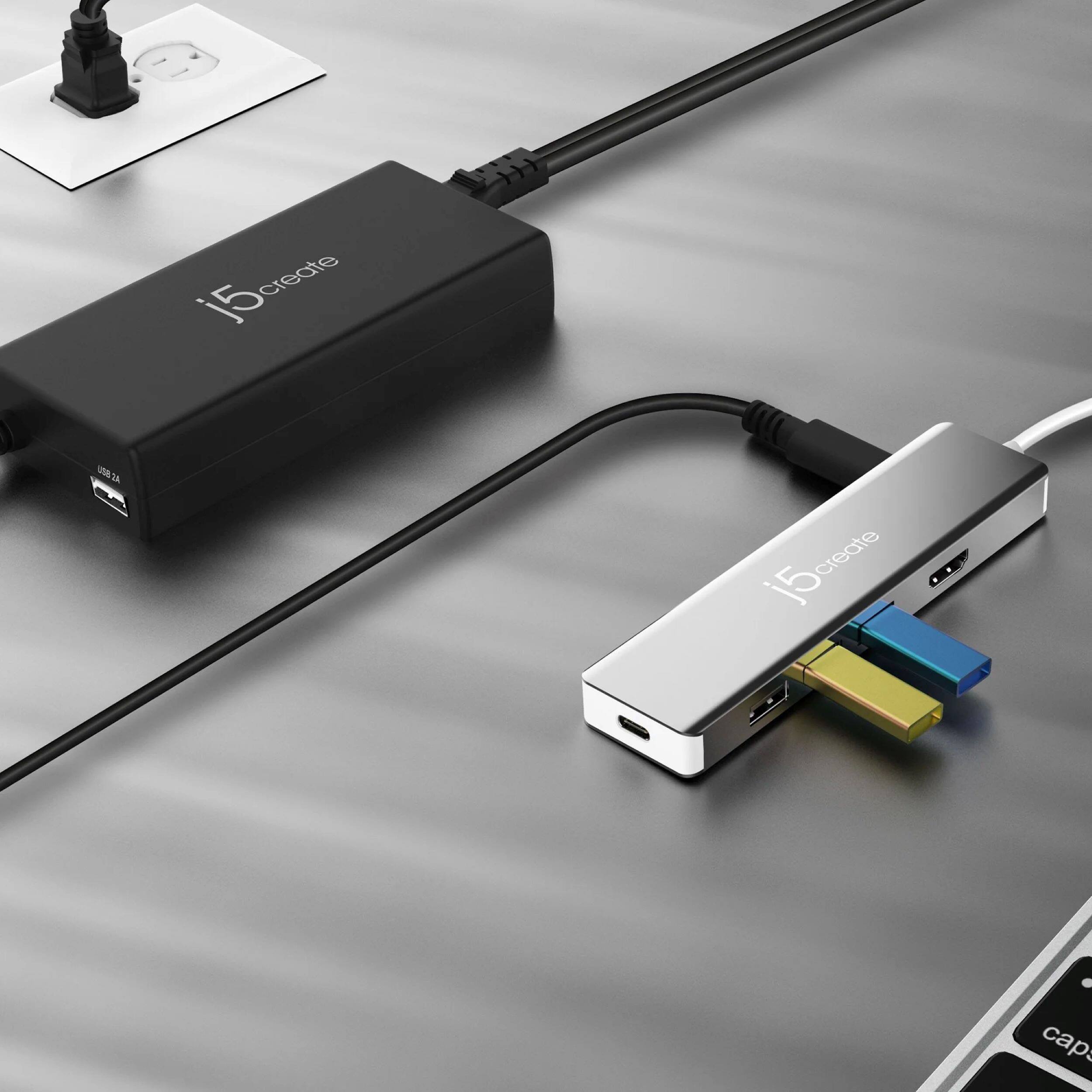 Alt View 17. j5create - 100W Super Charger - Works with Chromebook Certified - Black.