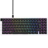 NZXT - Function 75% Wired Modular Mechanical Keyboard With Linear RGB MX Switches - White - Front_Zoom