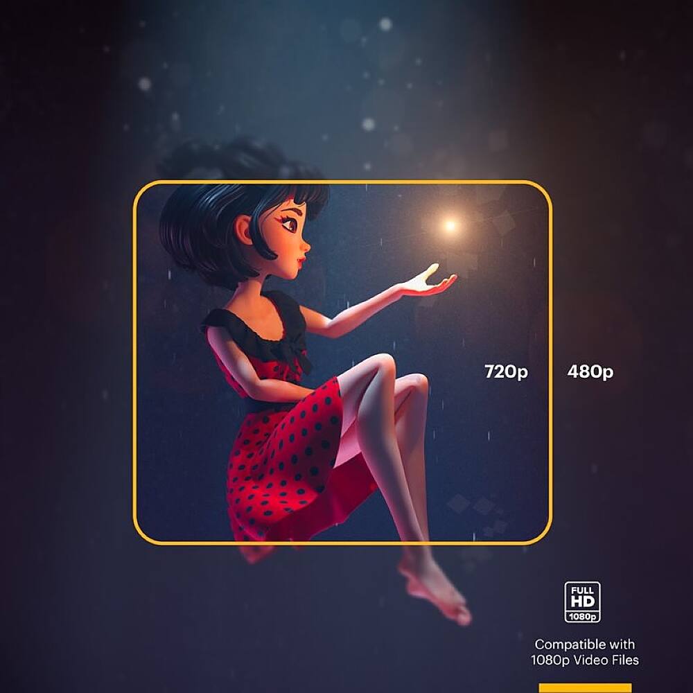 Alt View 13. Kodak - FLIK X7 Home Projector, 720p Portable Small Home Theater System w/1080p Compatibility & Bright Lumen LED Lamp - White.