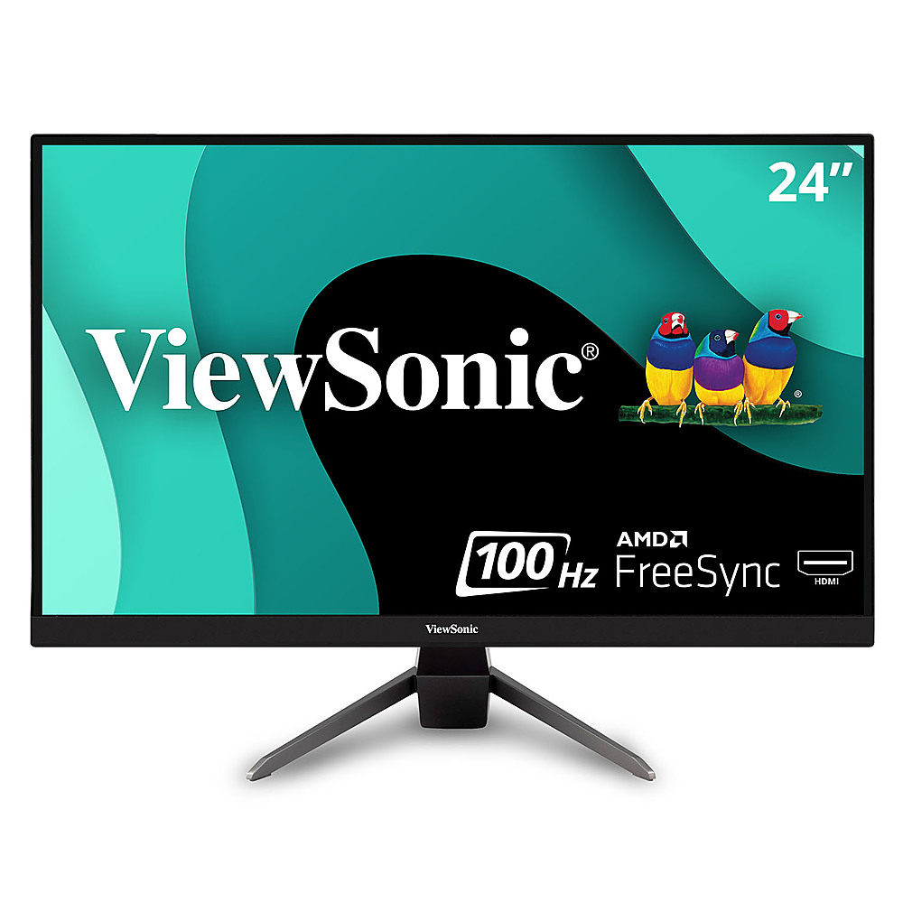 Kænguru For pokker Microbe ViewSonic VX2467-MHD 24" LCD FHD FreeSync Gaming Monitor (HDMI, VGA and  DisplayPort) Black VX2467-MHD - Best Buy