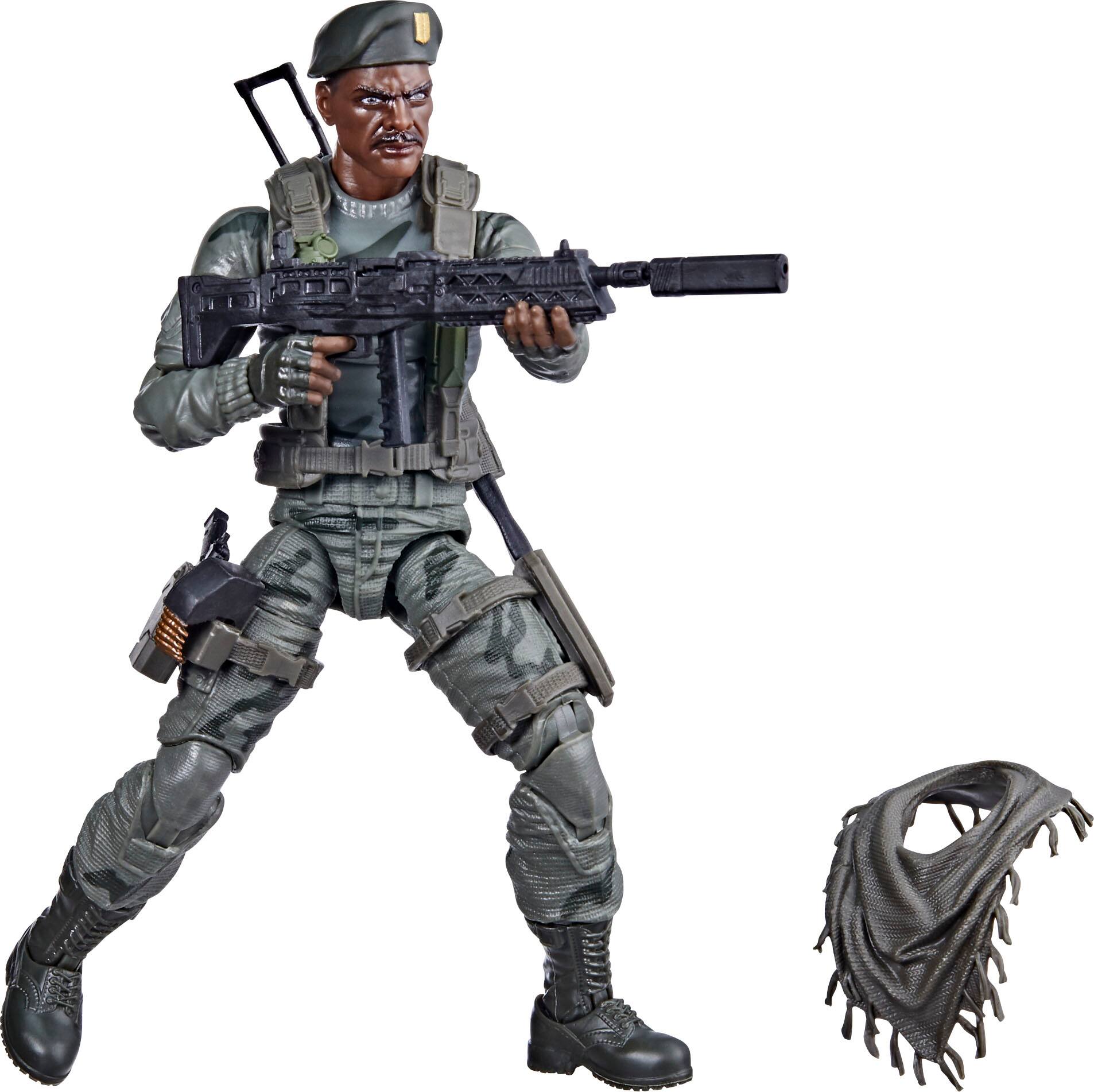 Angle. G.I. Joe - Classified Series Lonzo "Stalker" Wilkinson Action Figure.