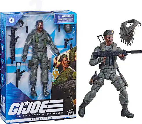 Front. G.I. Joe - Classified Series Lonzo "Stalker" Wilkinson Action Figure.