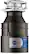 Angle. InSinkerator - Badger 5 Lift and Latch Standard Series 1/2 HP Continuous Feed Garbage Disposal with Power Cord - Gray.