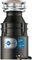 Front. InSinkerator - Badger 5XP Lift and Latch Power Series 3/4 HP Continuous Feed Garbage Disposal with Power Cord - Black.