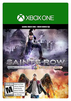 Front. Deep Silver - Saints Row IV: Re-Elected & Gat out of Hell. - M (Mature 17+)