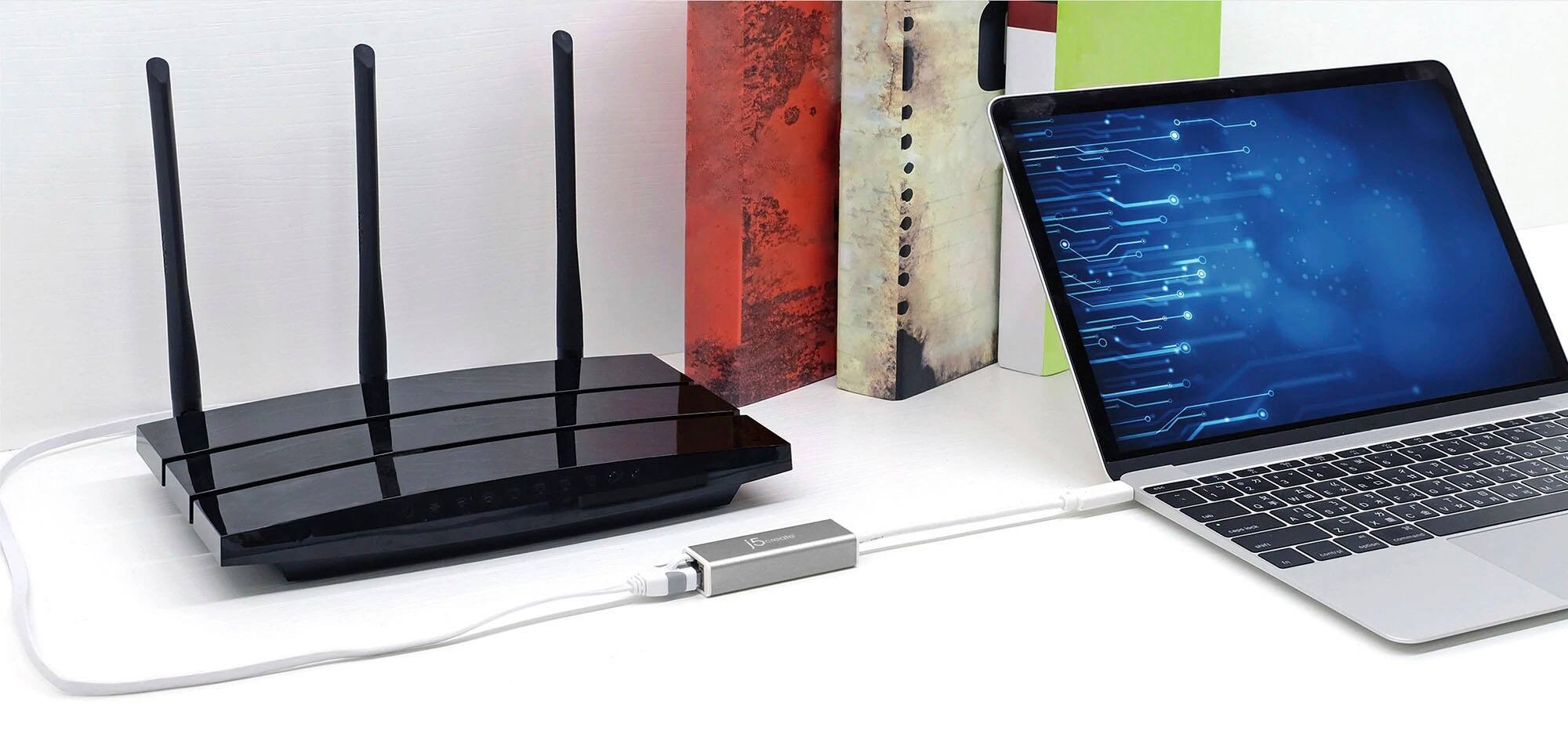 Alt View 11. j5create - USB-C to Gigabit Ethernet Adapter.