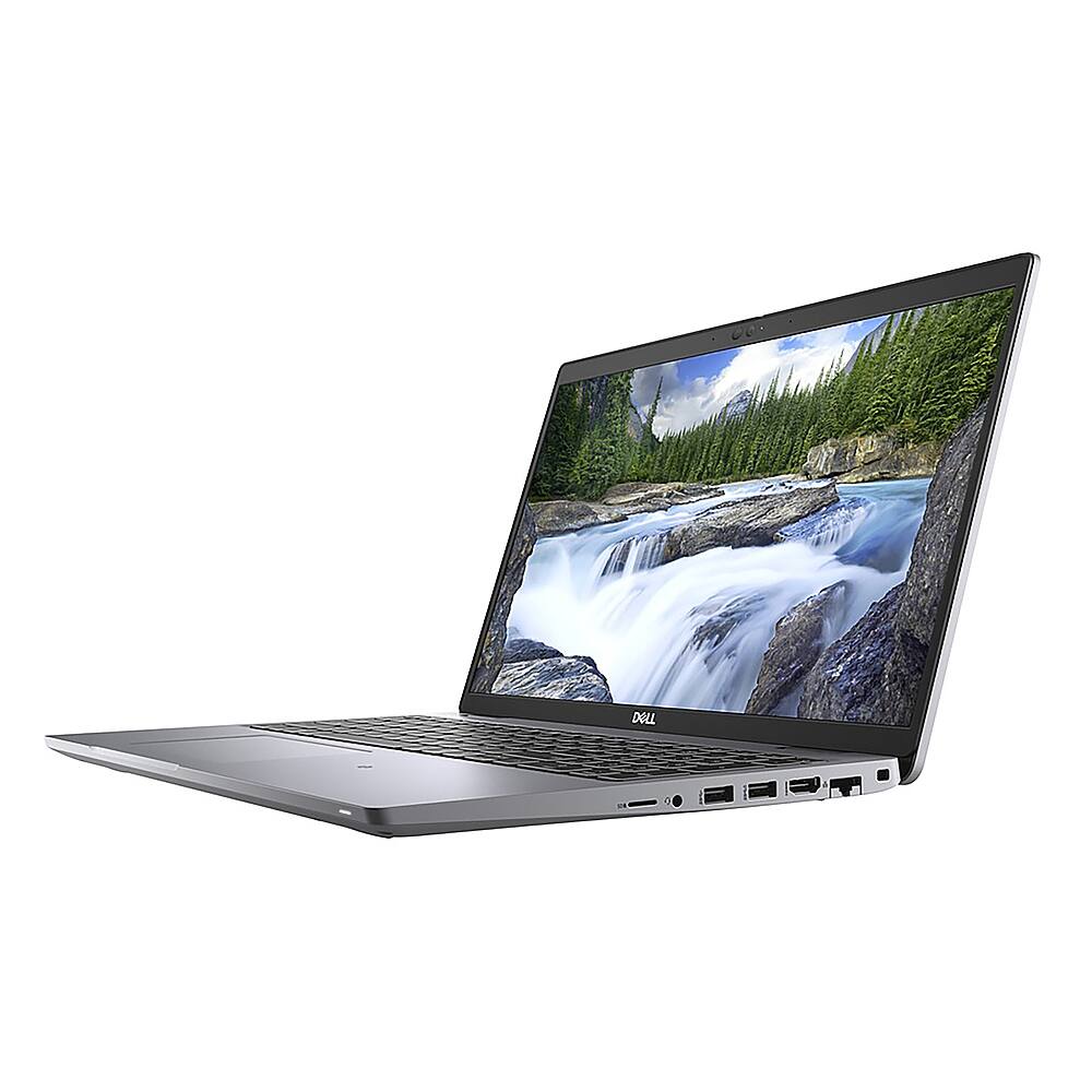 Left View: Dell - Latitude 5000 15.6" Laptop - Intel Core i5 - 16 GB Memory - 256 GB SSD - Titan Gray