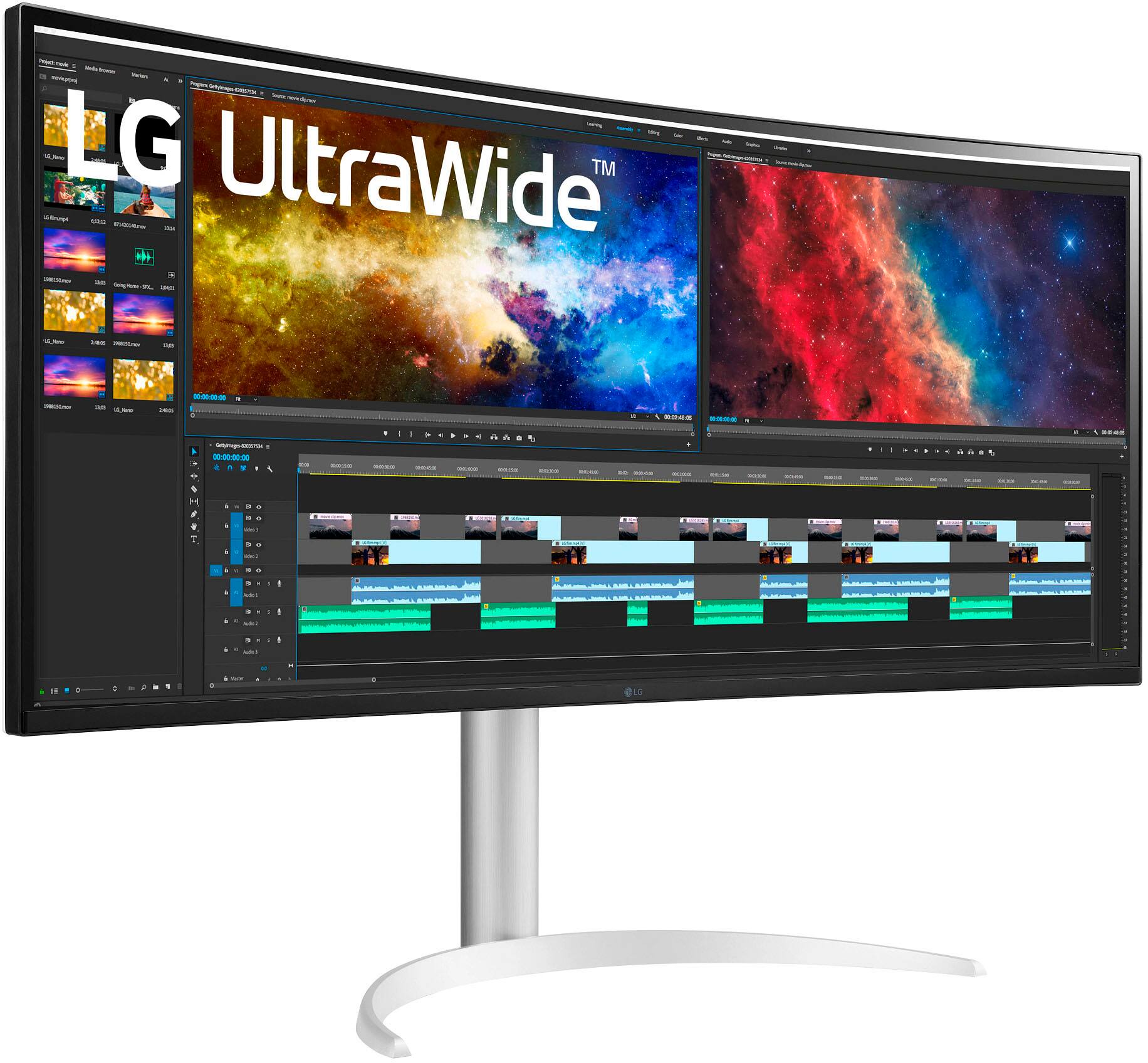 LG 38” IPS LED Curved UltraWide QHD+ Monitor with - Best Buy