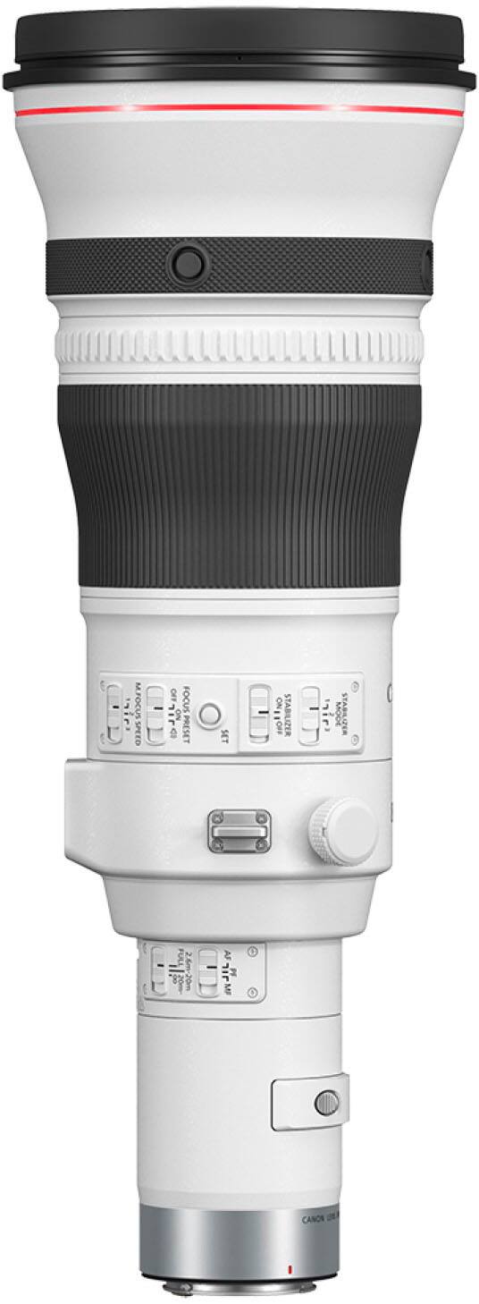 Alt View 1. Canon - RF800mm F5.6 L IS USM Telephoto Lens for EOS R-Series Cameras - White.