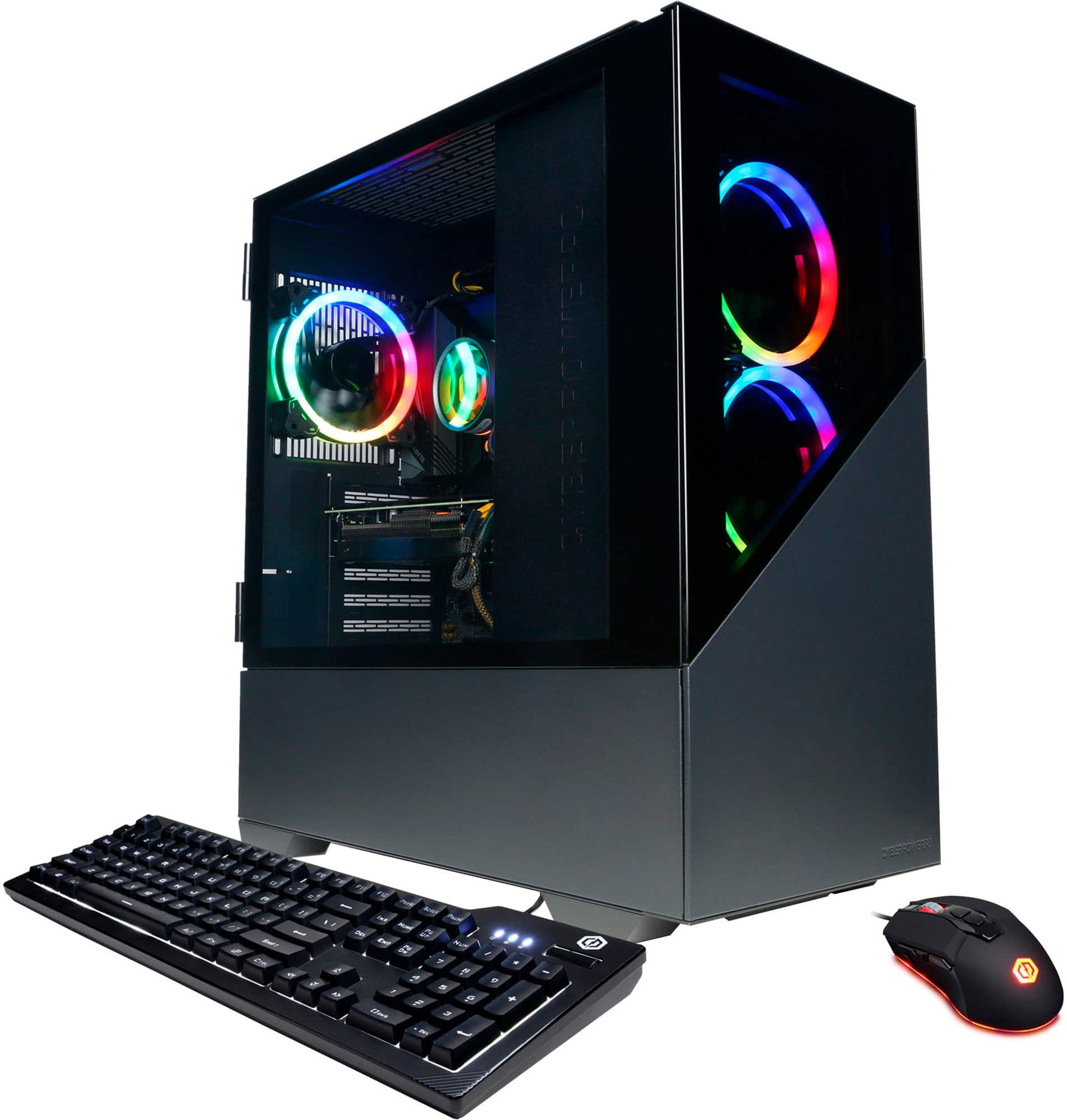 CyberPowerPC Gamer Gaming Desktop Intel Core i7-12700KF 16GB Memory NVIDIA GeForce RTX 3070 SSD Black SLC8800BSTV5 - Best Buy