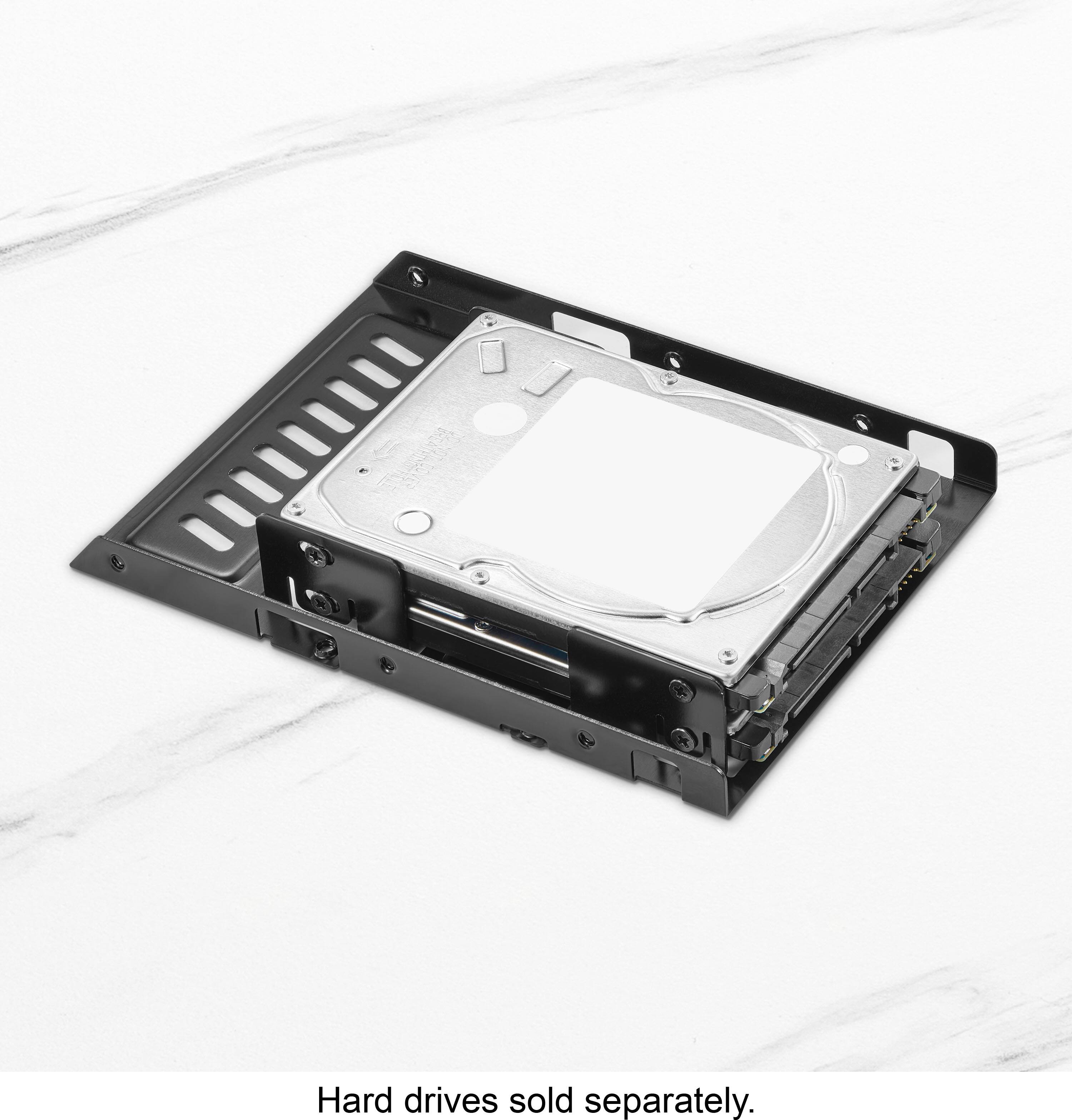 Alt View 11. Insignia™ - Dual Drive Mount for 2.5” SATA, SSDs or Hard Drives - Black.