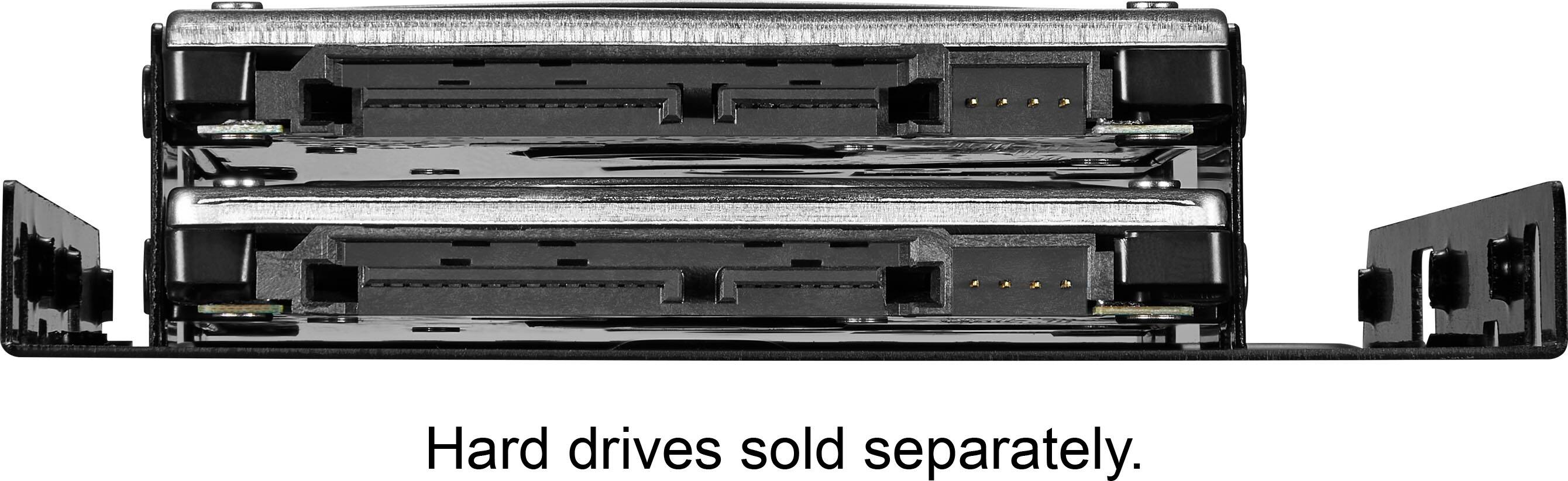 Alt View 16. Insignia™ - Dual Drive Mount for 2.5” SATA, SSDs or Hard Drives - Black.