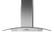 Front. Zephyr - Brisas 36 in. 600 CFM Curved Glass Island Mount Range Hood with LED Lights - Stainless Steel + Glass.