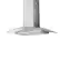 Angle. Zephyr - Brisas 30 in. 600 CFM Curved Glass Island Mount Range Hood with LED Lights - Stainless Steel/Glass.