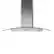 Front. Zephyr - Brisas 30 in. 600 CFM Curved Glass Island Mount Range Hood with LED Lights - Stainless Steel/Glass.