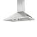 Angle. Zephyr - Brisas 36 in. Traditional Wall Mount Range Hood with LED Lights - Stainless Steel.