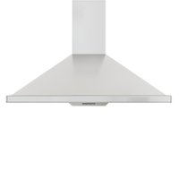 Zephyr - Brisas 36 in. Traditional Wall Mount Range Hood with LED Lights - Stainless steel - Front_Zoom